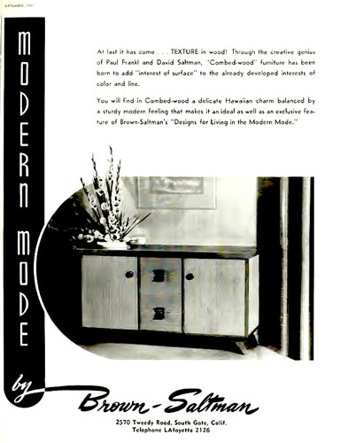 Brown Saltman Ad of 1941